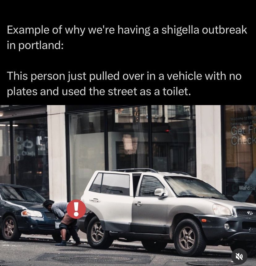 Portland Residents Suffering From Deadly Disease Caused by Human Poop. ❌Health official have warned of a massive surge in shigella cases in Portland due to the widespread contamination of human excrement in the city.🤦🏼‍♀️ Shigella is a deadly bacteria that spreads via fecal matter,…