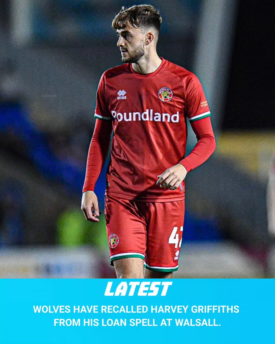 plreview27's tweet photo. RECALLS:

Wolves have recalled Oliver Tipton (20), Alfie Pond (19), Harvey Griffiths (20) &amp; Tyler Roberts (20) from loans at Notts County, Stockport County, Walsall &amp; Doncaster Rovers. https://t.co/Ukb213reD6