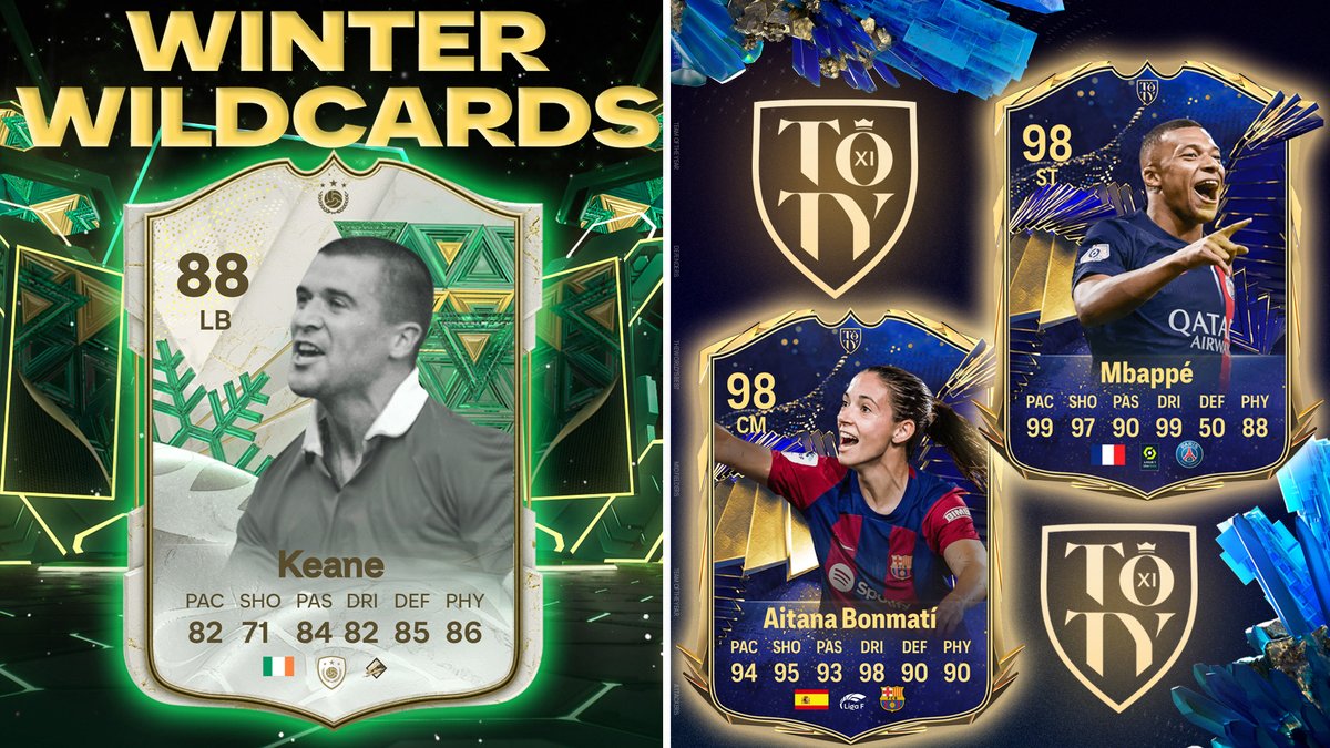 majimbee's tweet photo. ROY KEANE WILDCARD SBC & NOVIDADES TOTY 👇
https://t.co/yiy566wtQC
#FC24 #winterwildcard #Promo #TOTY https://t.co/Gg9EtshUTx