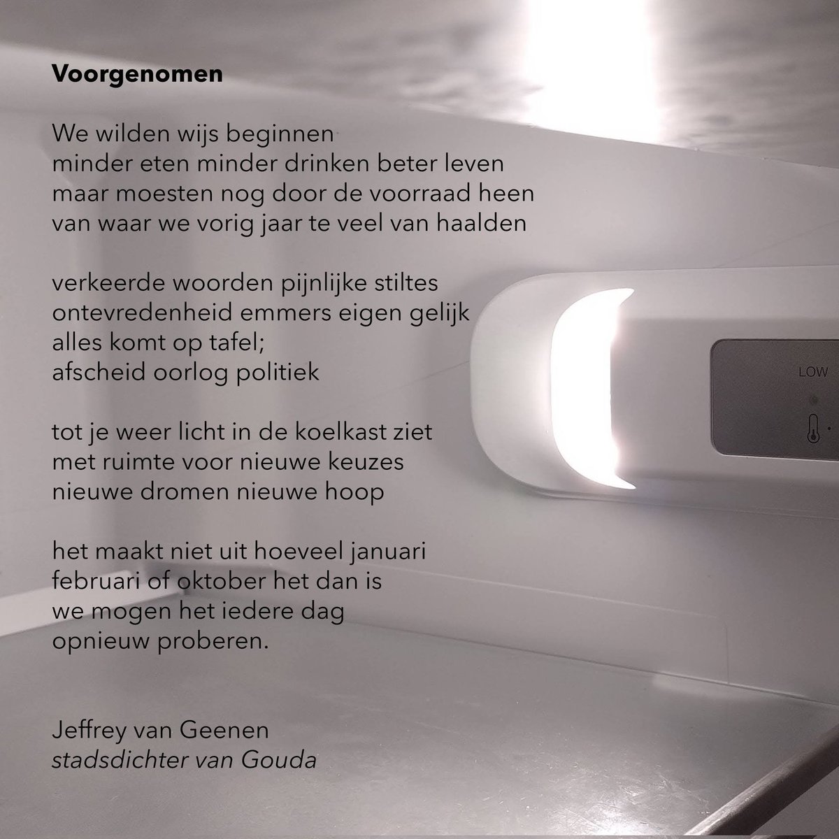 Het regent nog alsof het 2023 is, maar uiteindelijk wordt het gelukkig nieuwjaar!

#gedicht #gelukkignieuwjaar #goedevoornemens #bestewensen