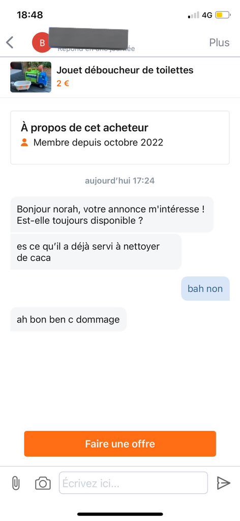 La_Pistache_'s tweet photo. [THREAD] Les conversations Le Bon Coin les plus drôles

PARTIE 2 https://t.co/xIr5xbCBHR