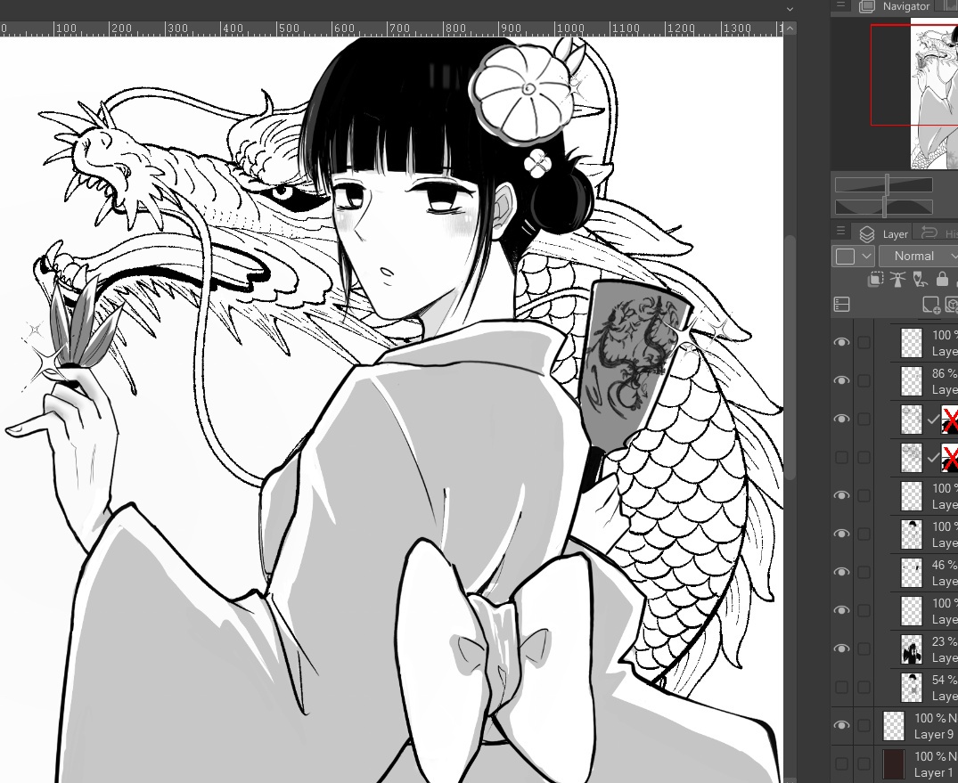 1005_Amy_'s tweet photo. WIP | 🐉 #Amy_ART https://t.co/ropRp4ai4E