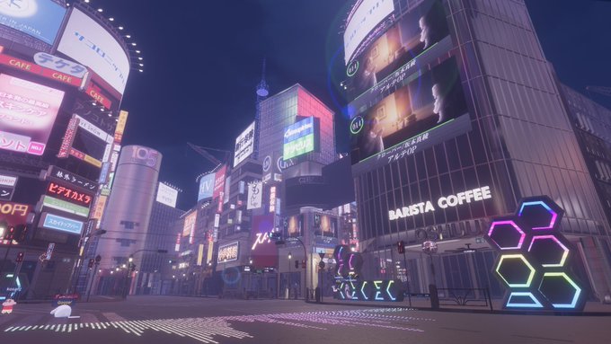 パブリックになっていました。 渋谷をジャックしてみたい男の子の夢を形にしてみました。 #VRChat https://t.co/vdVMx6LHyx https://t.co/4i7yuB5Egx<a href="/tag/vrchat"class="tags">#VRChat</a>