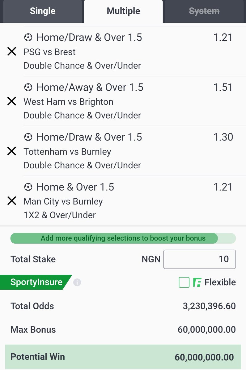 Our MILLIONAIRE dream is about to come  through with this game option that once changed our lives in OCTOBER last year.

Code dropping @Jarieldadtips page few minutes from now..

Follow @Jarieldadtips 
Turn on notifications 

I will be back with d code, make I go stake on am 1st.