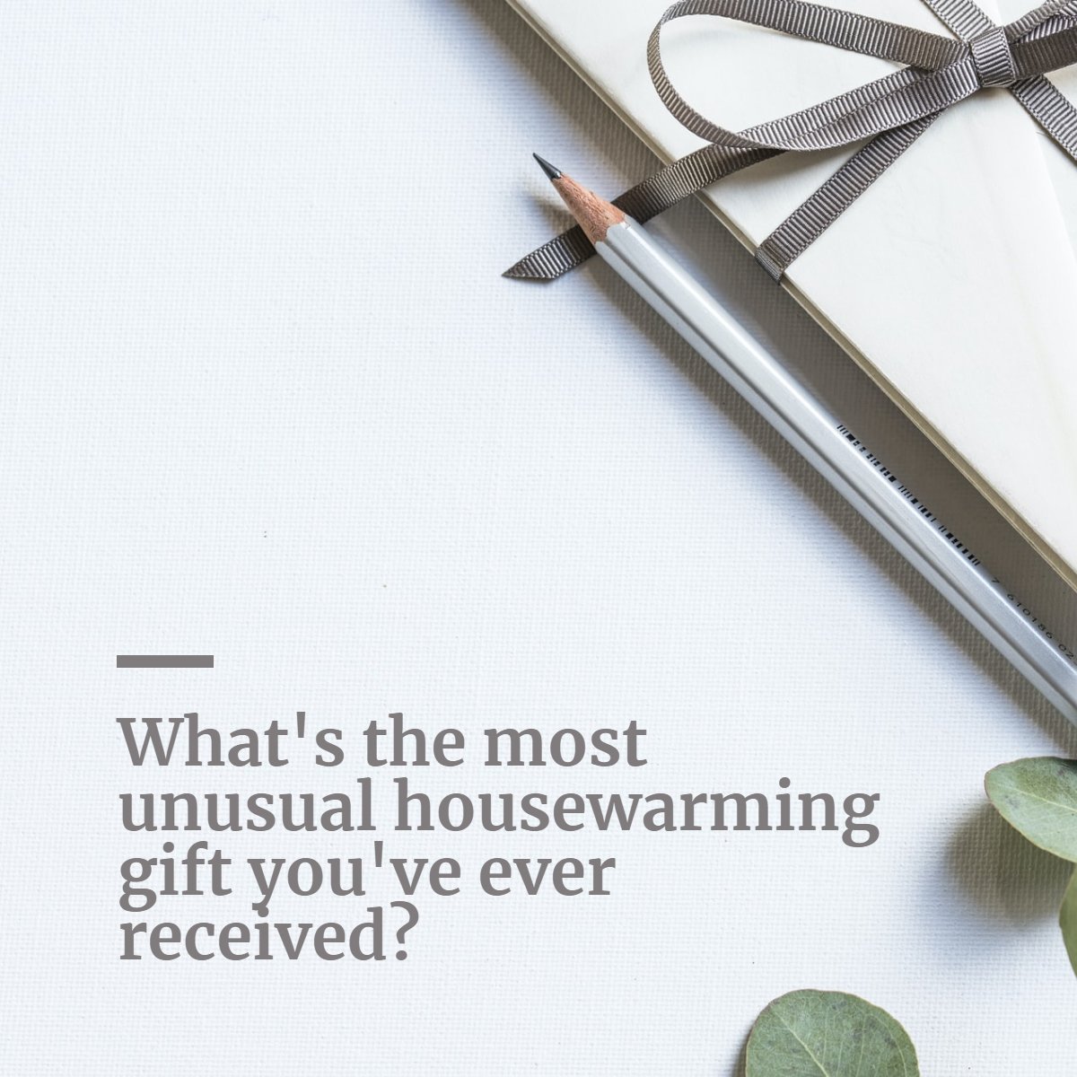 What's the most unusual housewarming gift you've ever received? 🎁

#housewarming #housewarminggift #homeowner #rentvsown #realestatefun #realestate 
 #hotharfordhomesforsale #findyourdreamhomenow #marylanddreamhomes #realestategoals #sellyourhomewithme