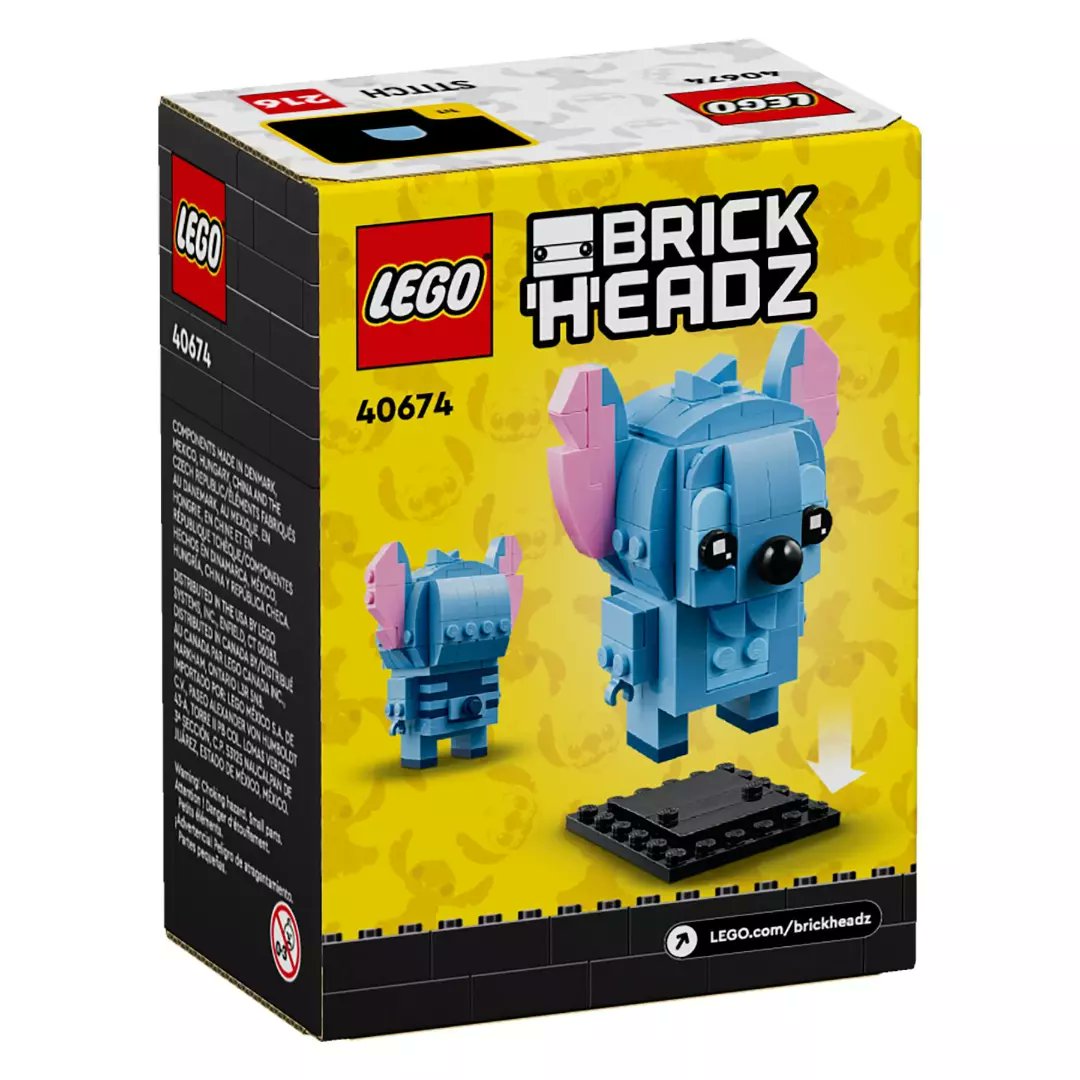 Falconbricks  LEGO News on X: New LEGO Stitch BrickHeadz