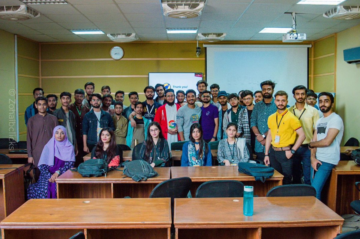 CodeAshing's tweet image. Excited to share insights on @Firebase AI at the recent Google Developer Student Clubs-SMIU event! 🚀 Discussed how Firebase is transforming app development. Grateful for the recognition and appreciation. 🙏 Thanks to all for a fantastic event! 🌐💻 #FirebaseAI #TechTalk 🛡️✨