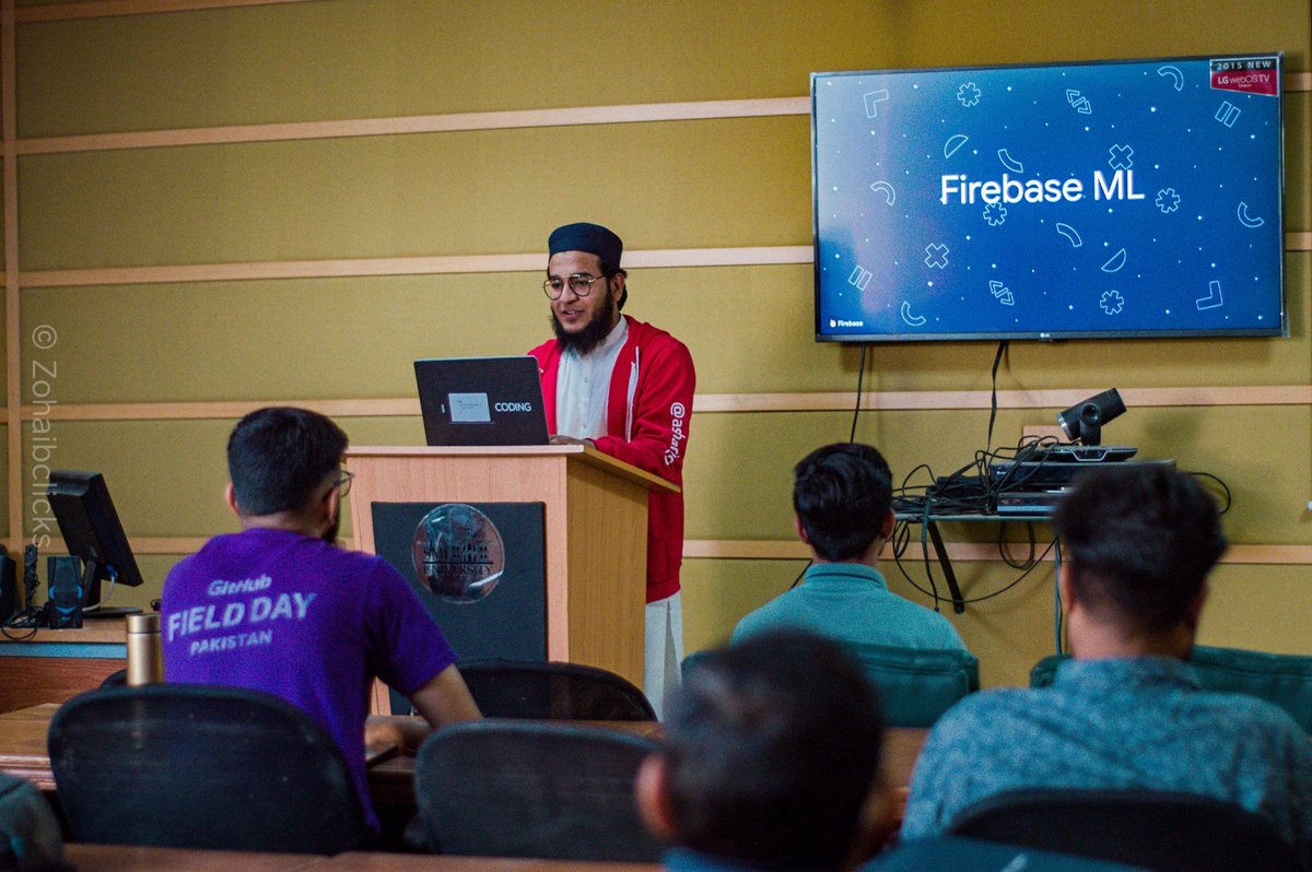 CodeAshing's tweet image. Excited to share insights on @Firebase AI at the recent Google Developer Student Clubs-SMIU event! 🚀 Discussed how Firebase is transforming app development. Grateful for the recognition and appreciation. 🙏 Thanks to all for a fantastic event! 🌐💻 #FirebaseAI #TechTalk 🛡️✨