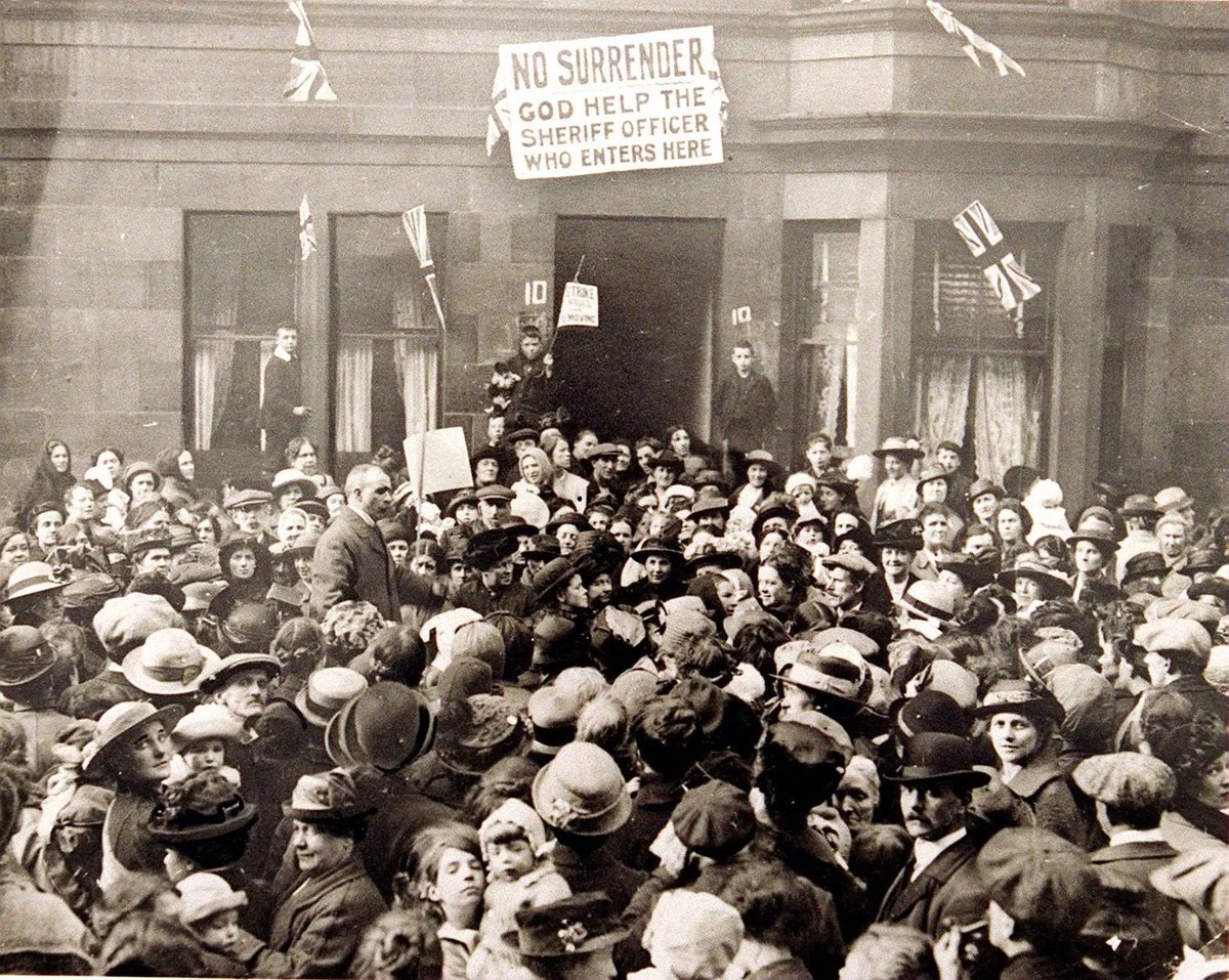 OldGlasgow.com Rent Strikes led by working class women in Glasgow in 1915 OldGlasgow.com