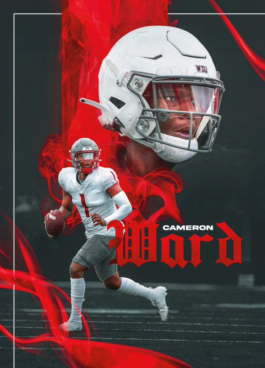 Ready for the NFL! 😎 QB Cameron Ward (@Cameron7Ward) from @WSUCougars has accepted his invitation to play in the 2024 East-West @ShrineBowl! #GoCougs | #ShrineBowlWhosNext😎 @EricGalko