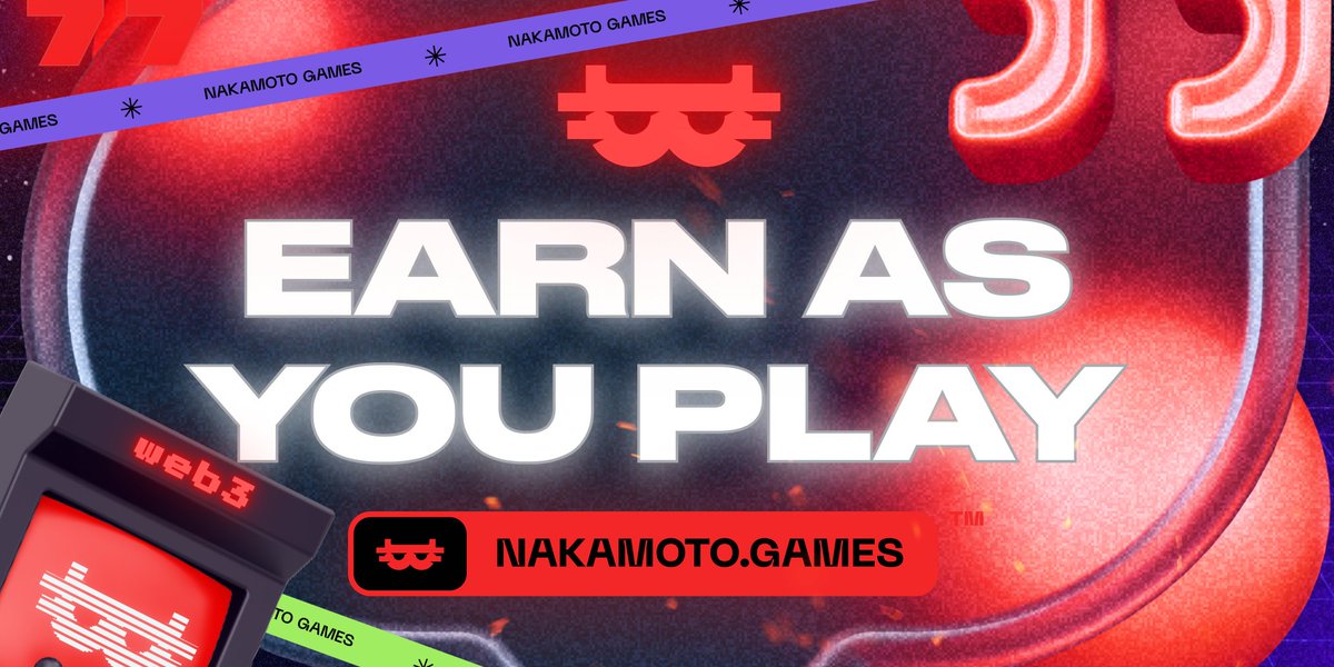 NakamotoGames's tweet photo. Experience the evolution of gaming with Nakamoto Games. Our platform evolves daily, offering more ways to earn through play. Join the #NAKAFAM and start participating in the biggest revolution the internet has ever seen. $NAKA #EvolvingPlay #ProfitableGaming https://t.co/rqBgg1V5ka