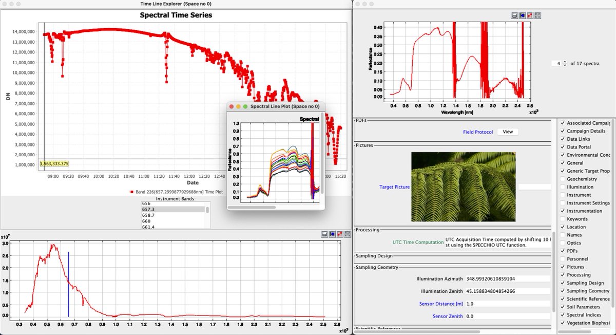 SPECCHIO_DB's tweet photo. Interactive data exploration: new flexible plotting windows for improved interaction. 
New client is available for download on https://t.co/iCVNGowdgb.
This version also features Microtops II file support and improved metadata loading for the SVC HR1024i.

Happy Spectroscopy! https://t.co/ExQkQu6NN8