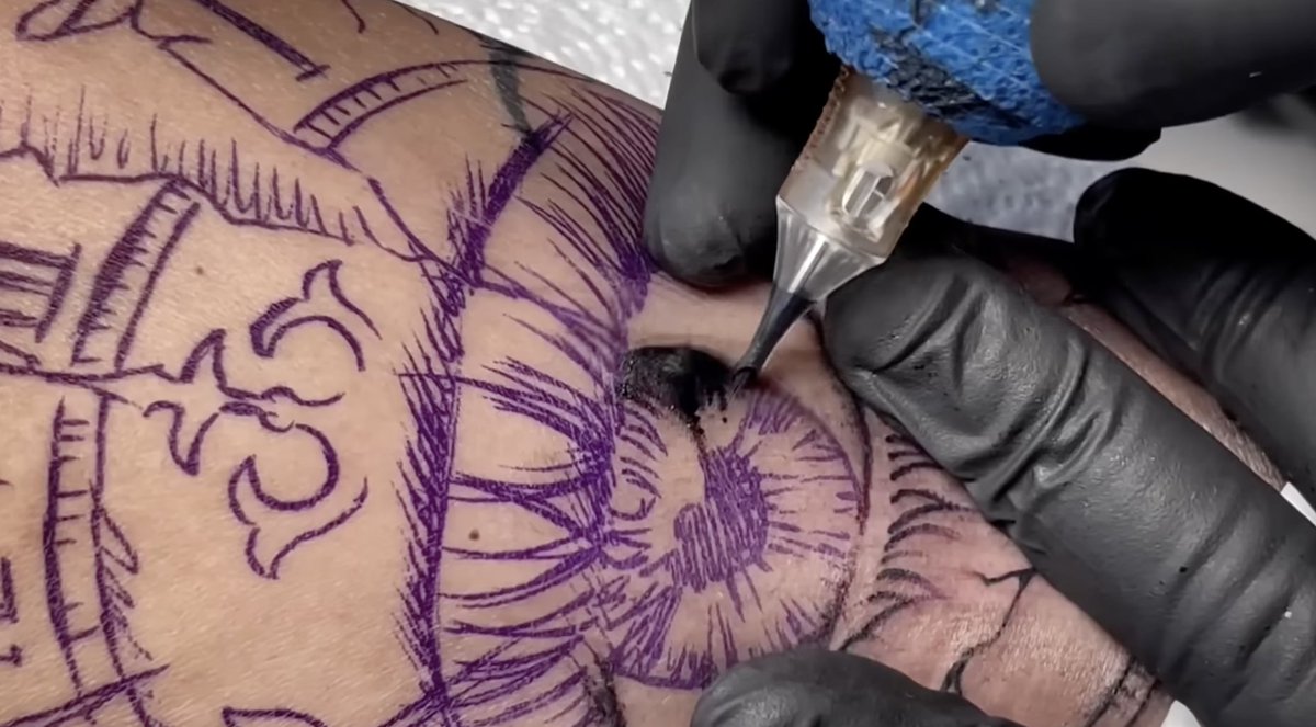 A wee Hector tattoo from Coco! #coco #rememberme #disney #disneytattoo  #tattoo #bluelasstattoo #fyp #foryourpage, image size:1200x663