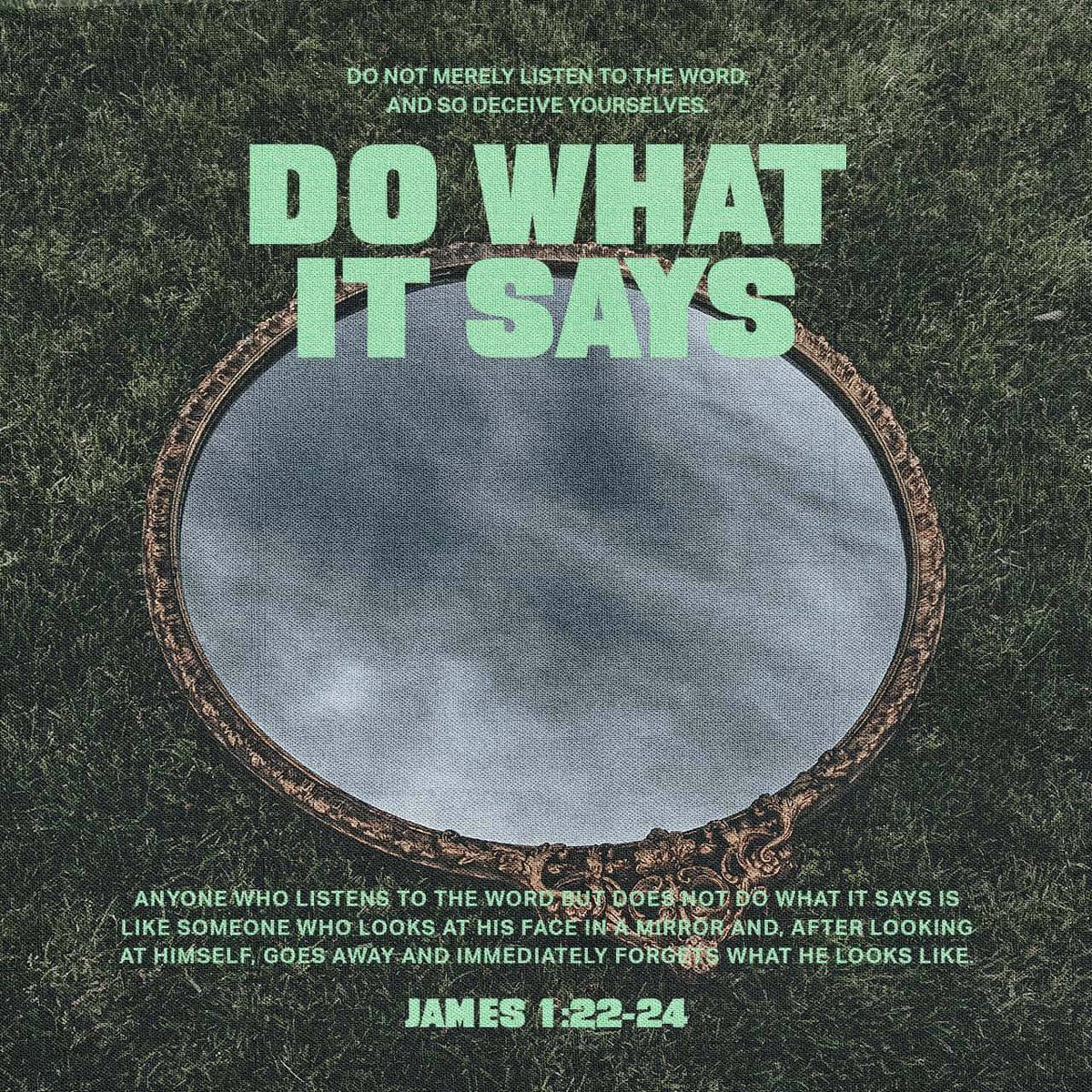 candijones's tweet photo. The Bible is your mirror.  It's going to show you exactly who you are.   It's up to you to change.  Faith without works is dead.   If you have faith in what God says,  then you need to do what He said. That's love.   #obedience #look #at #yourself #and #change https://t.co/90vVd45cmk