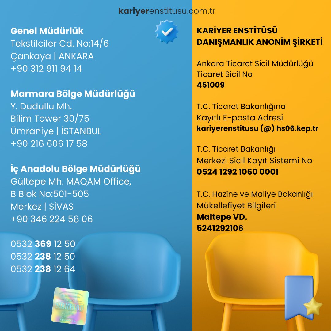 🌟 ISO 9001:2018 Kalite Baş Denetçi Eğitimi başlıyor! 🚀
✅ Uluslararası Geçerli Sertifika
✅ Uzman Eğitmenler
📆 Sınırlı Kontenjan! Kaydınızı hemen yapın.
🔗 kariyerenstitusu.com.tr
#KaliteDenetçisi #ISO9001 #ProfesyonelGelişim #KaliteYönetimi #Sertifika #Eğitim #Kariyer