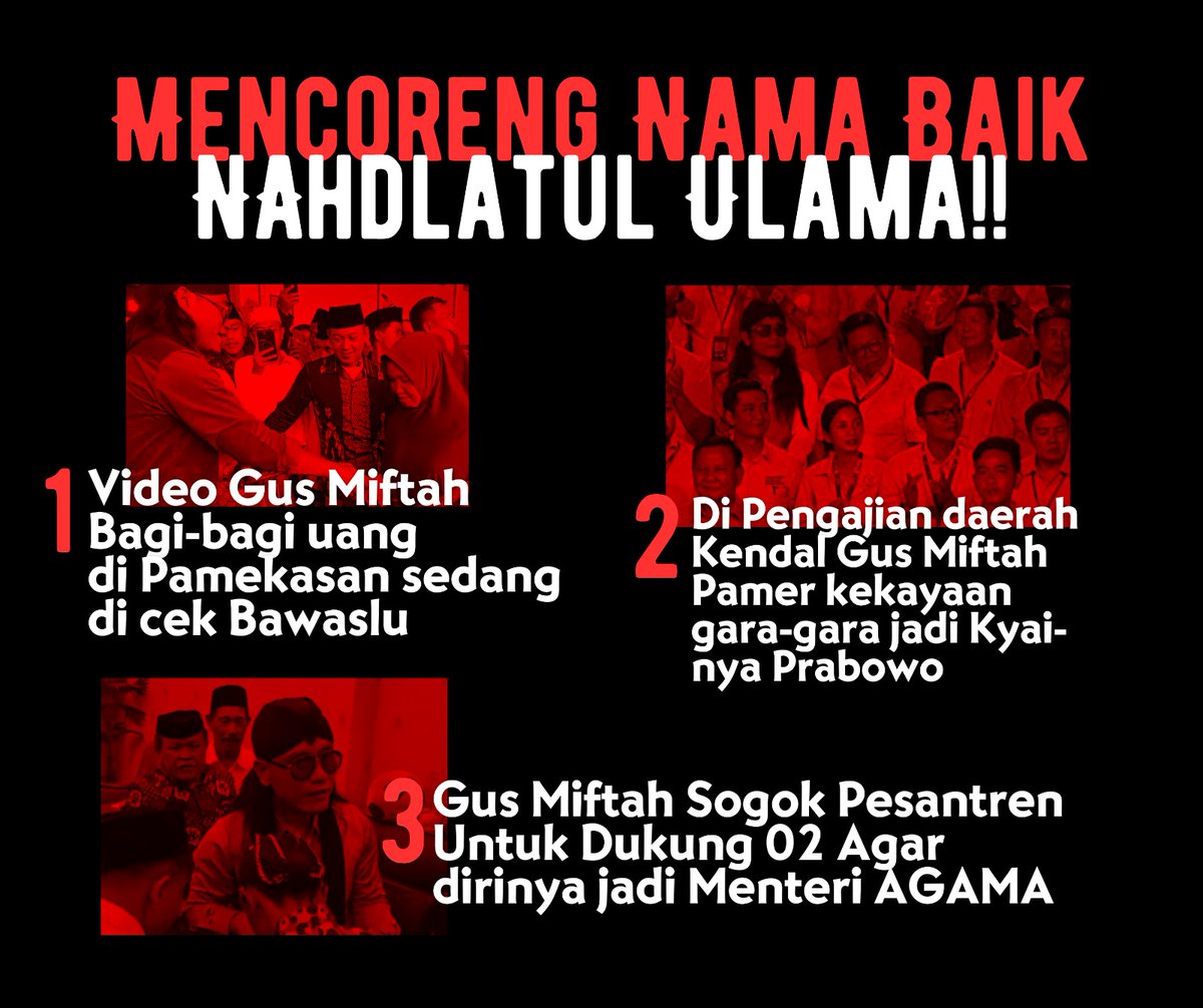 #PerusakNU
#NahdlatulUmaro
Politik NU adalah Kebangsaan dan KeUmmatan
<a href="/cakimiNOW/">A Muhaimin Iskandar</a>
<a href="/DPP_PKB/">DPP PKB</a>