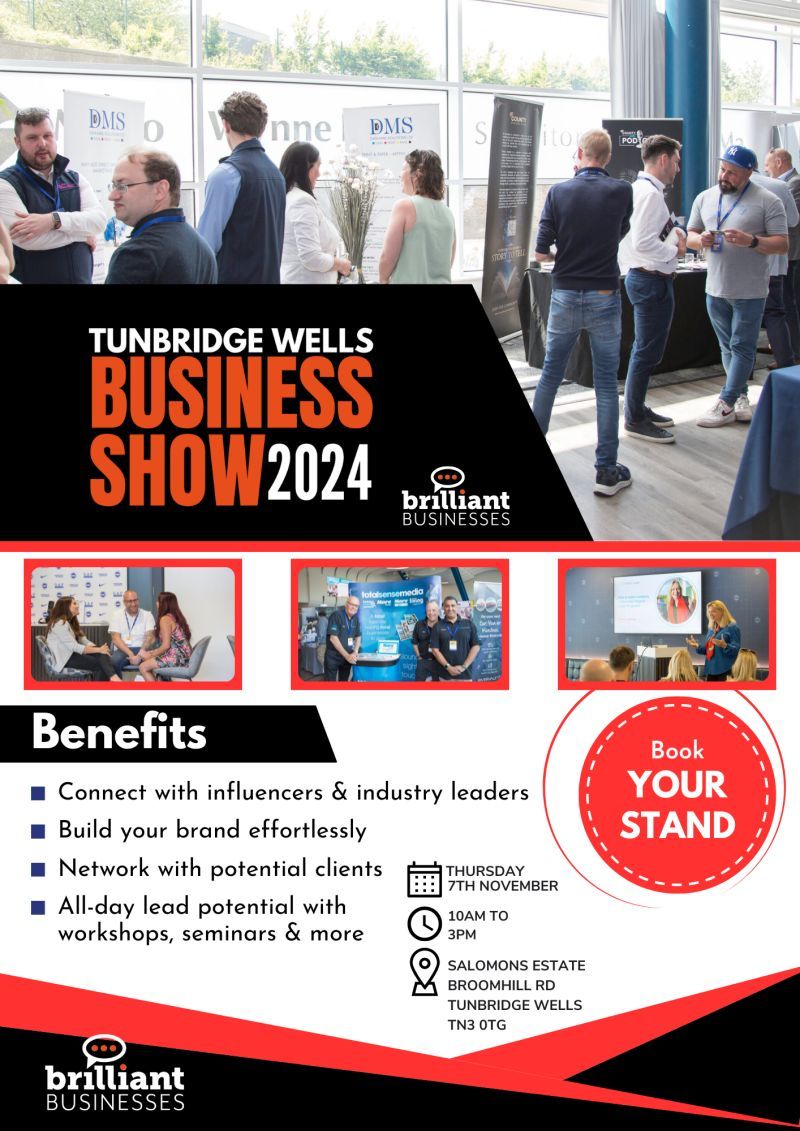 DigitalMFirst's tweet photo. This year's Tunbridge Wells Business Show will be taking place at the @Salomons_Venue on November 7th. Visitor registrations and stand bookings are open. Full information: https://t.co/avqisEnKQh
#Tunbridgewellsbusinessshow https://t.co/Bp7TsJAPMT