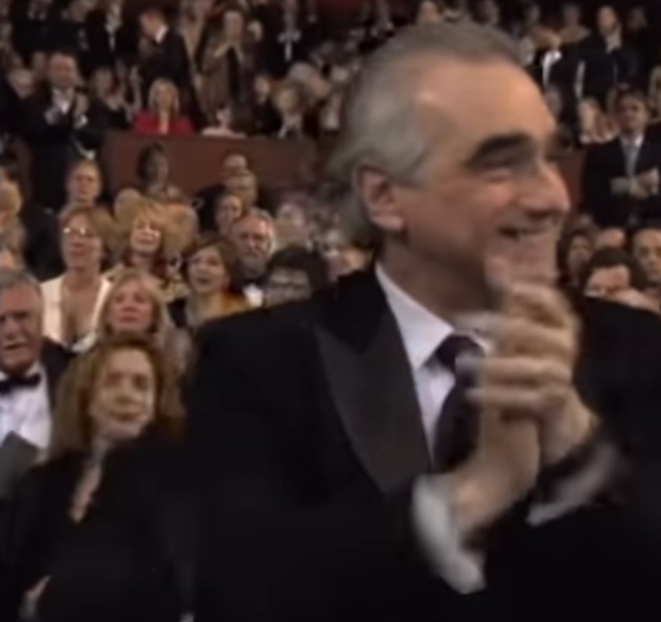 __itsfran's tweet photo. Recognize anyone? 

Adrien Brody, Martin Scorsese, Meryl Streep and Harvey Weinstein https://t.co/On7dXDFpkK