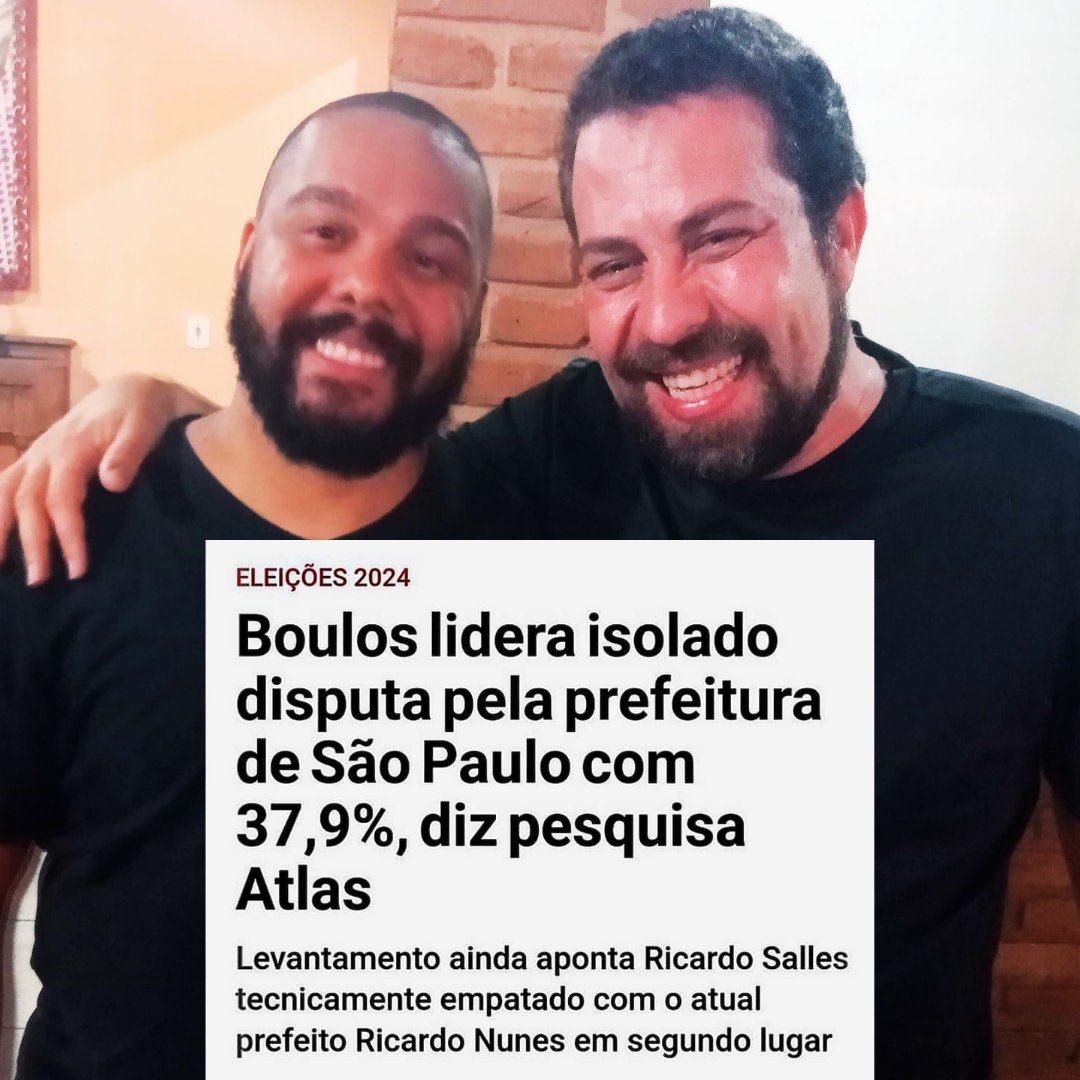 euadriano50's tweet photo. E pra começar bem o ano, vamos de boas perspectivas direto da capital. Nosso camarada Guilherme Boulos lidera todas as pesquisas para prefeitura de São Paulo. Este será um grande ano de mudanças e avanços para nosso povo. Lá na capital e aqui no sertão! ☀️💜✊🏽 https://t.co/IoCuUlxuNY
