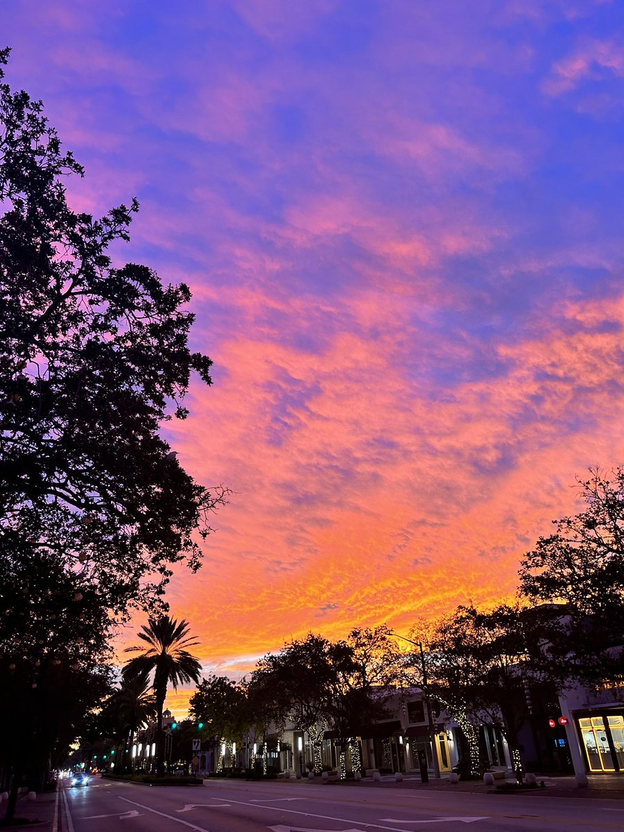 luv2run25's tweet photo. Beautiful start to the morning in Miami 😍🧡 https://t.co/V9ZU1PdGfU