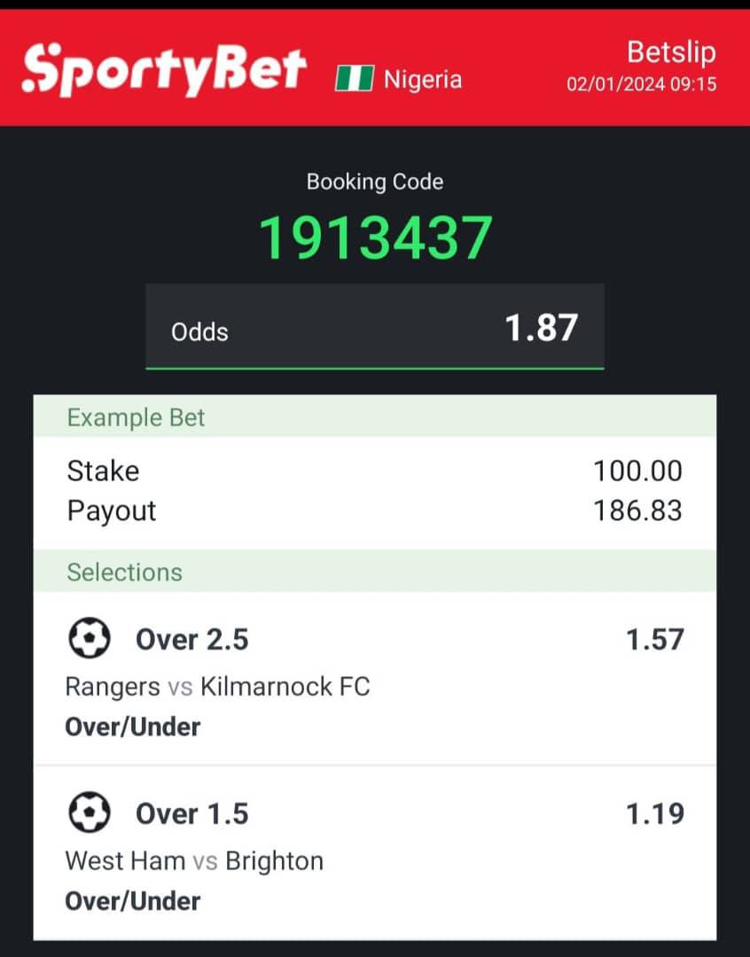 Ozone_Analysis's tweet photo. BANKER OF THE DAY♻️

SPORTY👉 1913437

STAKE RESPONSIBLY https://t.co/xu3fy2tqZd