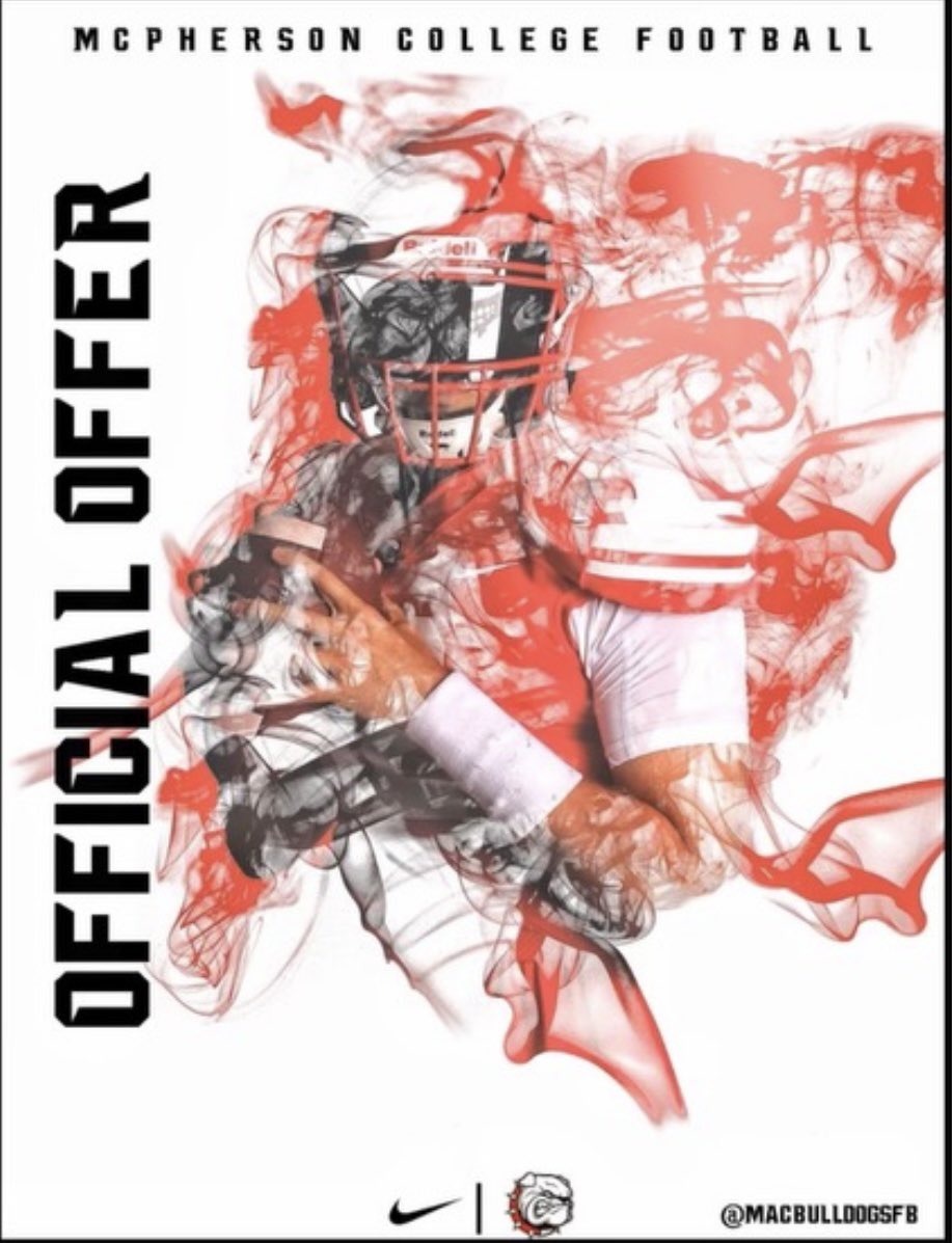 Blessed to receive my 5th offer from McPherson college❤️!! #AGTG <a href="/MACBulldogsFB/">McPherson Football</a> <a href="/coach_cotton_19/">Anthony Cotton</a> <a href="/TheDWarriors/">Davidson Warrior Football 🏈</a> <a href="/16RJC/">Rick Cauley</a>
