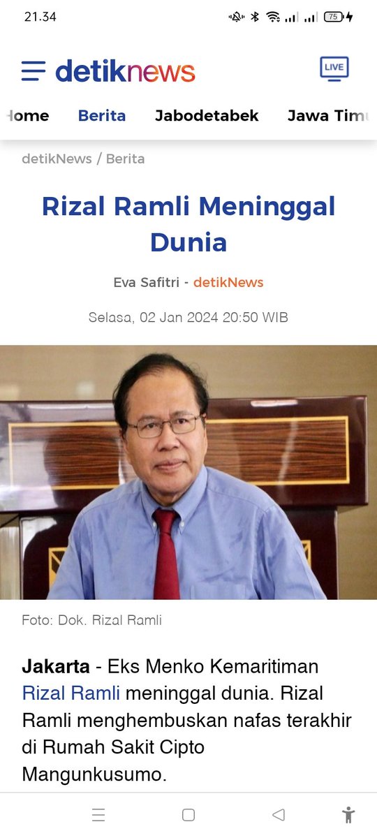 rya_Penangsang_'s tweet photo. Innalilahi wainnailaihi rojiun smg almarhum Husnul Khatimah diterima Iman Islamnya dan diampuni dosanya yg selama ini di lakukan kpd siapapun https://t.co/FnNIAUEuVO