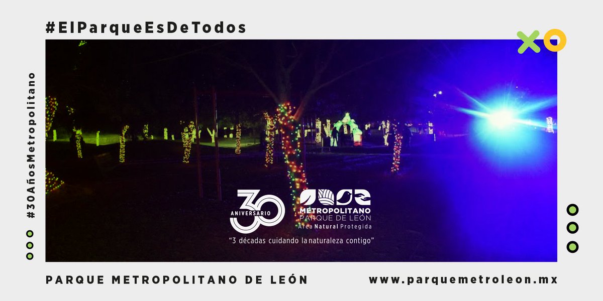 parkmetroleon's tweet photo. 🌱 ¡Quedan pocos días! 🌳 Visita Parque Cárcamos y disfruta de las instalaciones lumínicas que Festival Luces de Esperanza tiene para ti. 🎆 ⏱️
#ElParqueEsDeTodos #DíaEnLaNaturaleza #ParqueCárcamos https://t.co/1ViJkCshIa