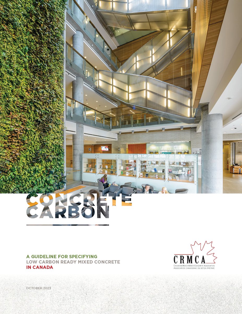 CementCanada's tweet photo. Last year, we teamed up with @concrete_canada and provincial ready-mixed concrete associations to develop the Guideline for Specifying Low Carbon Ready Mixed Concrete in Canada.

Download the concrete guide here: https://t.co/zUgmDoP3Gv https://t.co/uBvMhejt7d