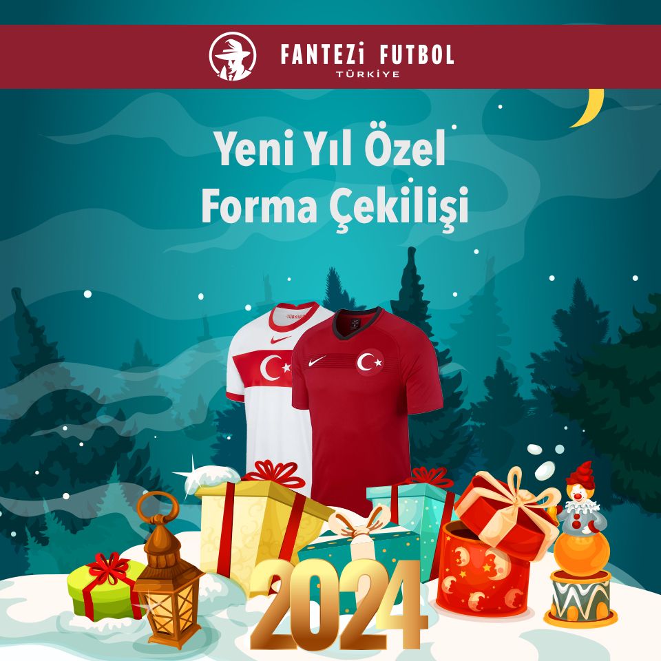 FFTurkiye's tweet photo. 📢 Çekiliş vaaar🎁

Hoşgeldin 2️⃣0️⃣2️⃣4️⃣

Fantezi Futbol Türkiye, 2024'ün ilk günlerinde 1 takipçisine Milli Takım Forması hediye ediyor!

1️⃣ Twitter hesabımızı takip et
2️⃣ Bu tweet'i beğen ve retweetle
3️⃣ Yoruma 2 arkadaşını etiketle

🗓️ Son katılım tarihi 11 Ocak
🍀 Bol şanslar! https://t.co/7LXcRrrmir
