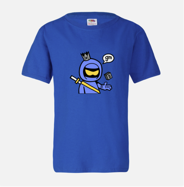 mrwagmibtc's tweet photo. One of the kids new T's 😆. 

On the playground, "Gm, Gm, Gm."

#Bitcoin #BTC #STX @ninjalerts https://t.co/LKP0e8t1JH