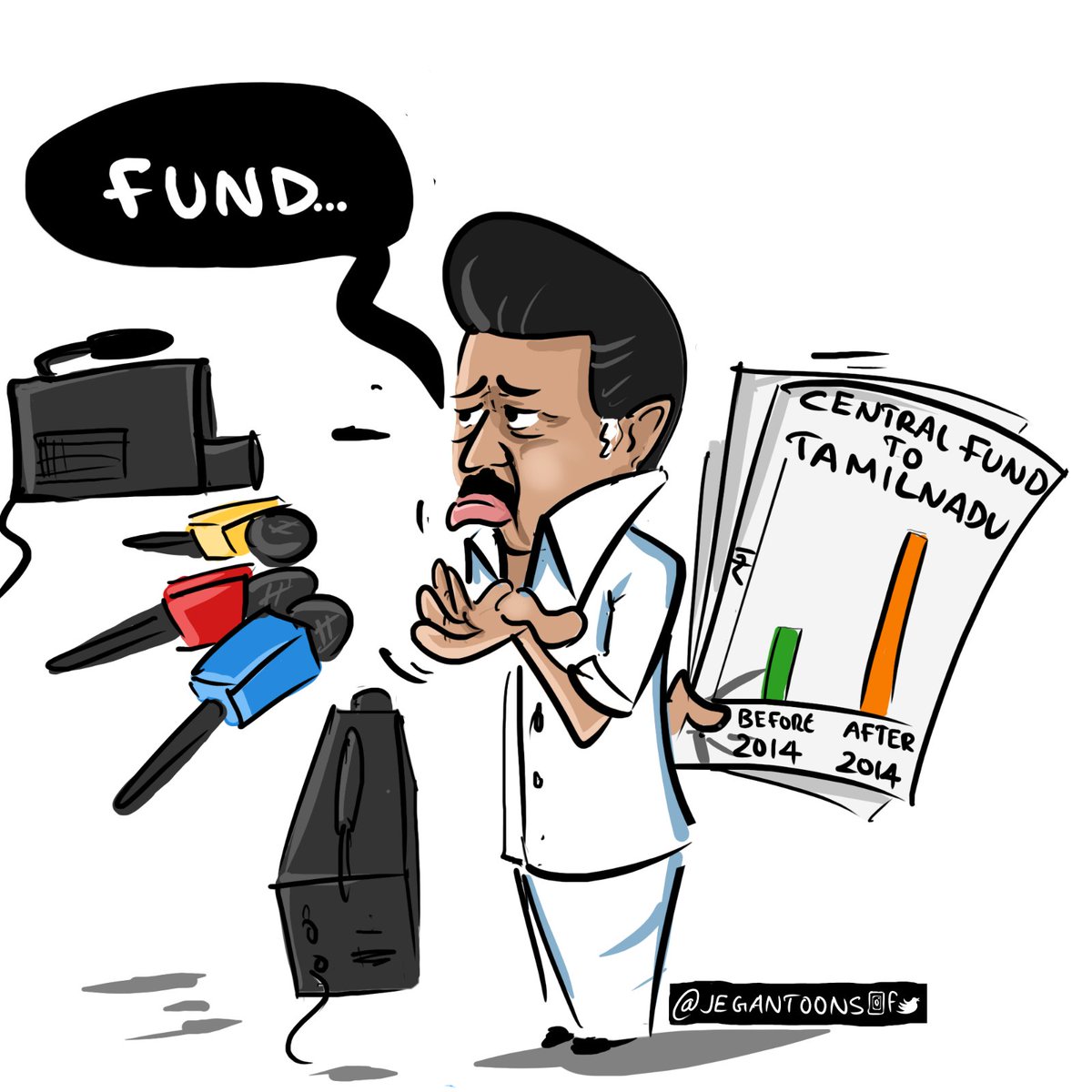 jegantoons's tweet photo. தமிழ்நாட்டிற்கு 2.5 மடங்கு கூடுதல் நிதி கொடுத்துள்ளோம்: பிரதமர் மோடி

#VanakkamModi #TamilNadu https://t.co/52ZfErZ1pB