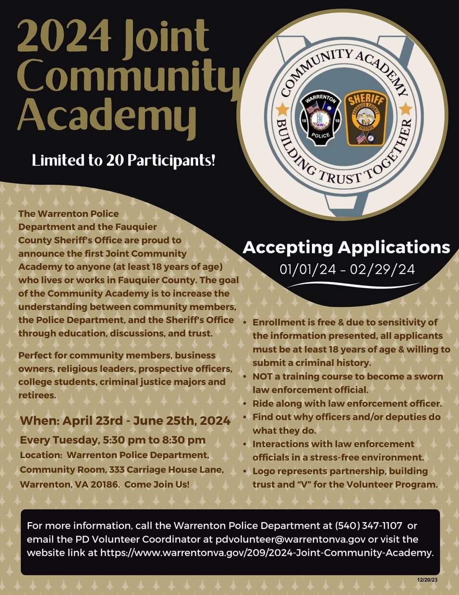 Warrenton Police Department warrentonpolice Twitter Profile Sotwe