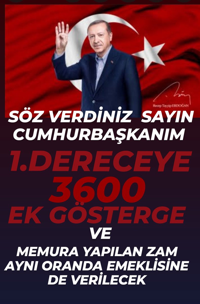 Bekliyoruz.🇹🇷Devlet Sözü Havada Kalamaz.
<a href="/RTErdogan/">Recep Tayyip Erdoğan</a>
<a href="/memetsimsek/">Mehmet Simsek</a>
<a href="/isikhanvedat/">Prof. Dr. Vedat Işıkhan</a>
<a href="/eczozgurozel/">Özgür Özel</a> <a href="/avabdullahguler/">Abdullah Güler</a> <a href="/erkanakcay45/">Erkan Akçay</a>
<a href="/55erhanusta/">Dr. Erhan Usta</a>
<a href="/OnderKahveci/">Önder Kahveci</a>
<a href="/_aliyalcin_/">Ali YALÇIN</a>