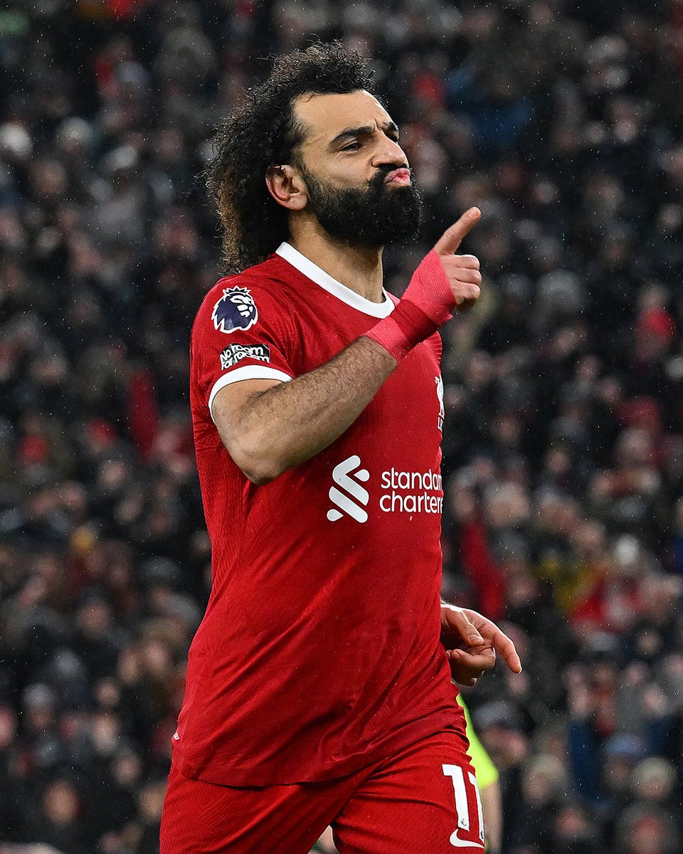 Mo Salah in the Premier League this season...

🥇 Most goal involvements: 22
🥇 Most goals: 14
🥇 Most assists: 8
🥇 Most touches in opposition box: 163
🥇 Most open-play chances created: 46
🥇 Most shots on target: 33
🥇 Most big chances created: 17
🥇 Most big chances scored: