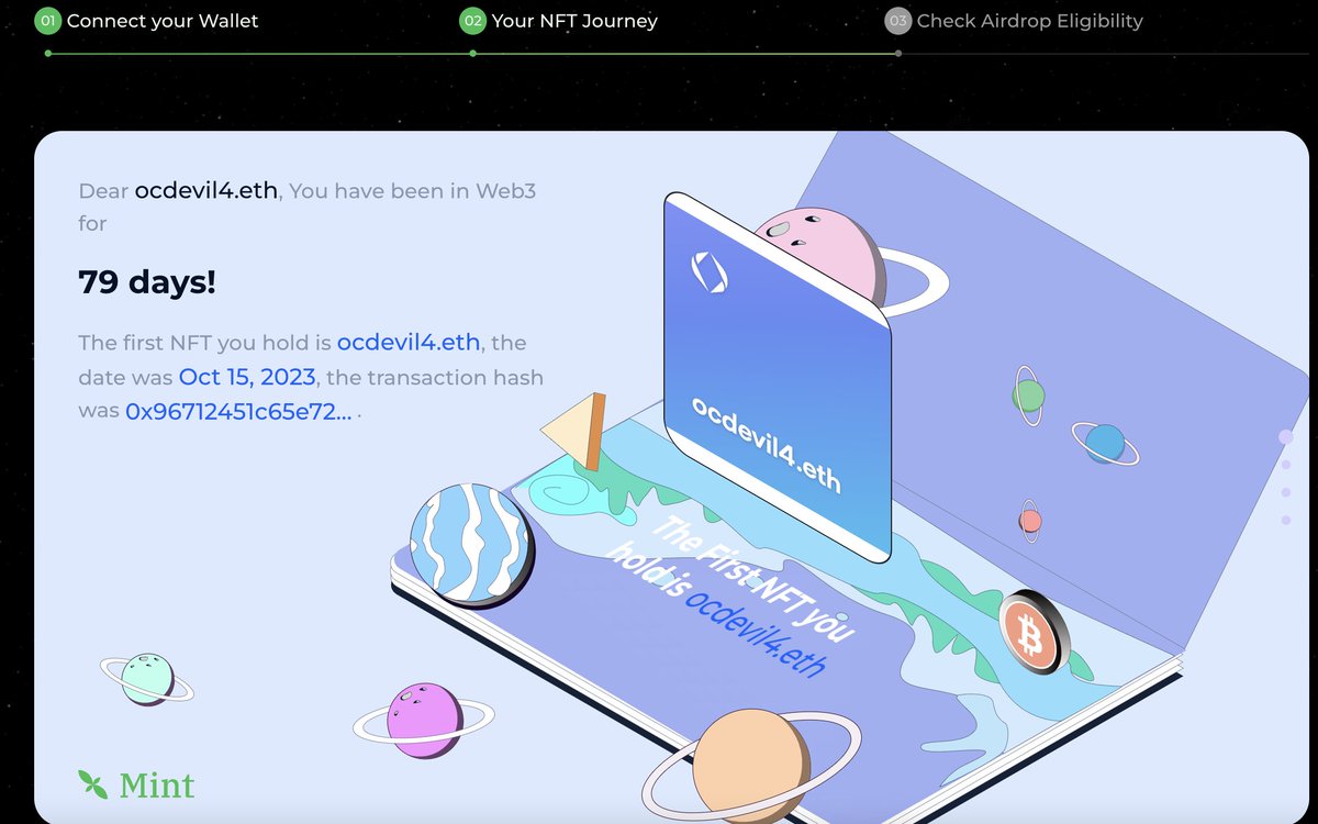 ocdevil4's tweet photo. 🟢🚀 Just confirmed - I'm on the Mint Genesis NFT Whitelist for the @Mint_Blockchain airdrop! 

👀 Check your #MintGenesisNFT airdrop eligibility here:
https://t.co/xVKiPEqxKa 

@Oprah @rashtrapatibhvn @PMOIndia https://t.co/LQlM6tHUTm