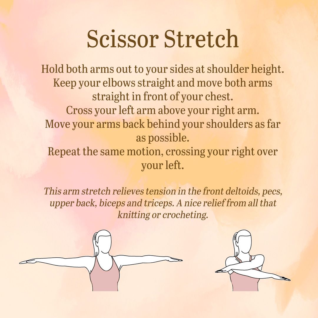 CascadeYarns's tweet photo. Now that all the Holiday gifts are done let's show some love to our hands for all the work they just went through. We are revisiting our guide to stretches for #Knitters and #crocheters
#CascadeYarns #RMI #handstretches #Knit #Crochet #DIYgift https://t.co/8Zl2oYT9Z7