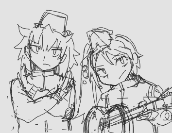 正月暇すぎてOCGの変な絵ばっかり描いてた