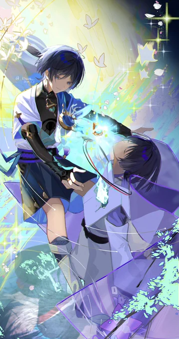 放浪者さんHappybirthday (タップ推奨です)   #放浪者生誕祭2024 #GenshinImpact #wanderer