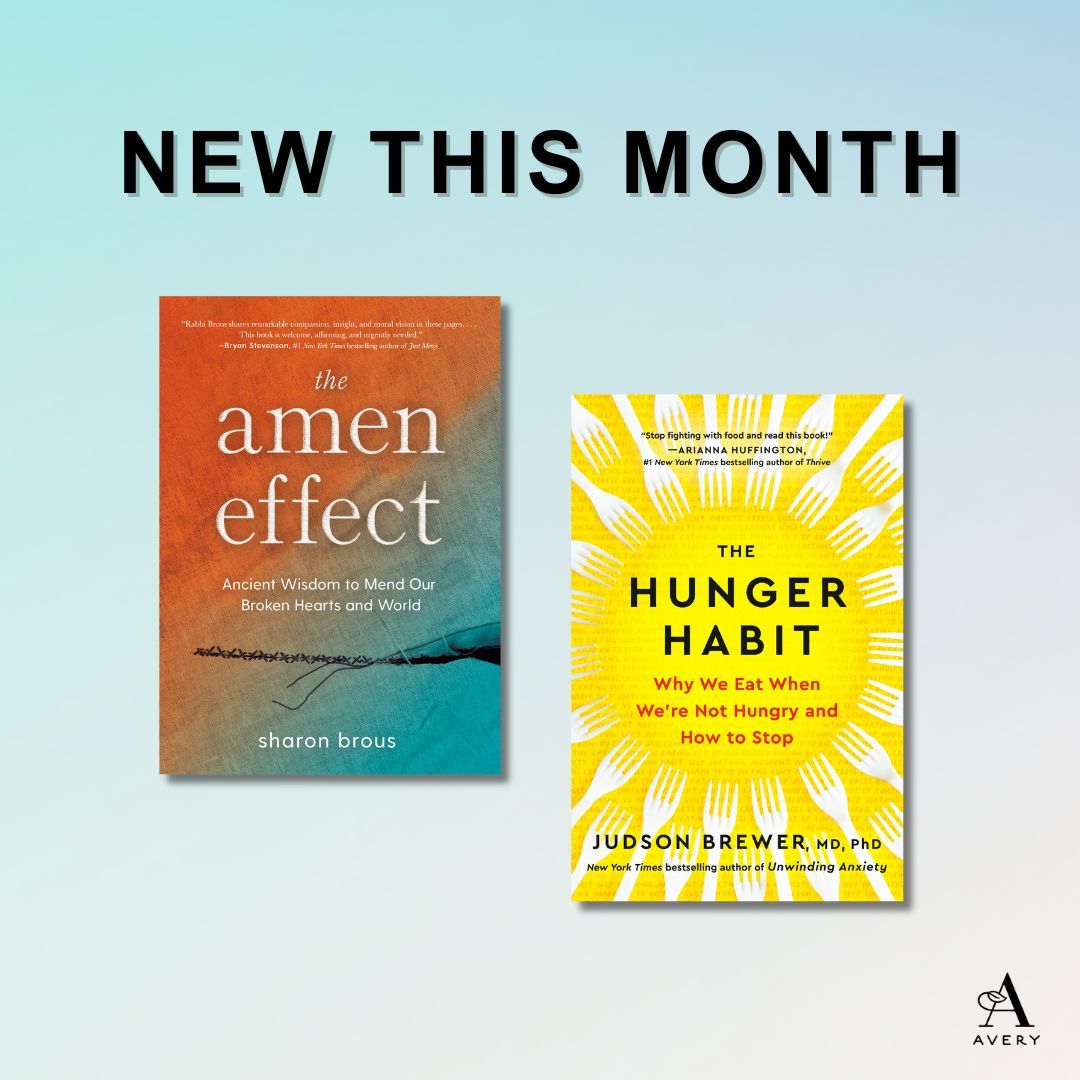 The New Year brings new books! #TheAmenEffect by @sharonbrous and #TheHungerHabit by @judbrewer are publishing this month!