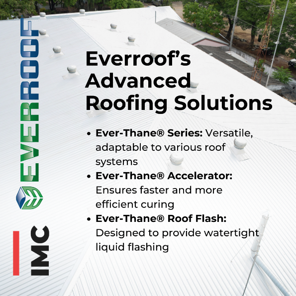 If you’re considering re-roofing or embarking on a new #RoofingProject, there’s no better choice than #Everroof products. IMC offers Everroof, a pioneer in roofing technology, with a range of revolutionary products. Learn more: bit.ly/3QKLDip