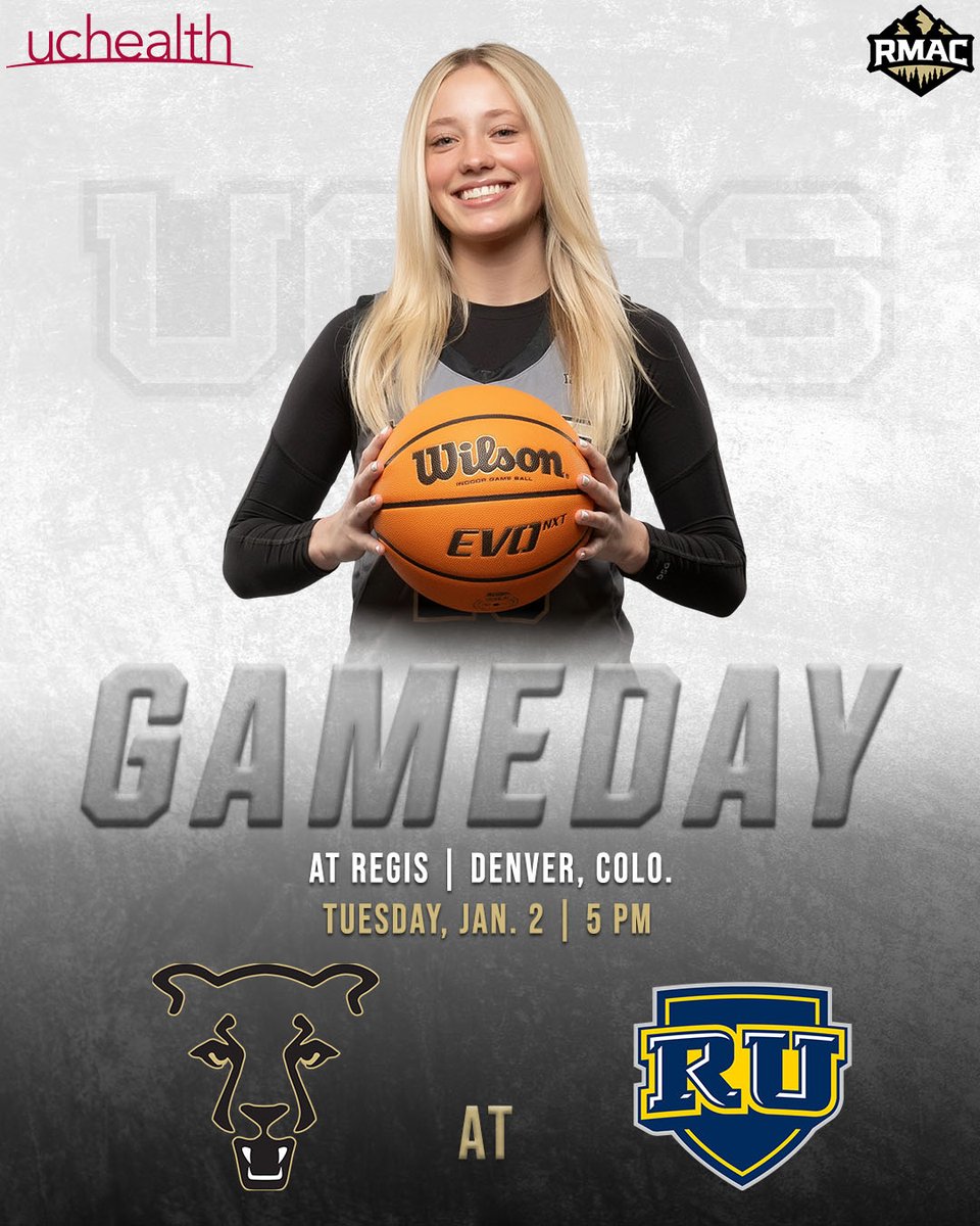 🏀GAMEDAY🏀

🆚 Regis
📍 Denver, Colo.
🏟️ Regis Fieldhouse
⌚ 5:00 p.m. 
📊  brnw.ch/21wFKoO
🎥  brnw.ch/21wFKoP

#GoMountainLions #RMACwbb