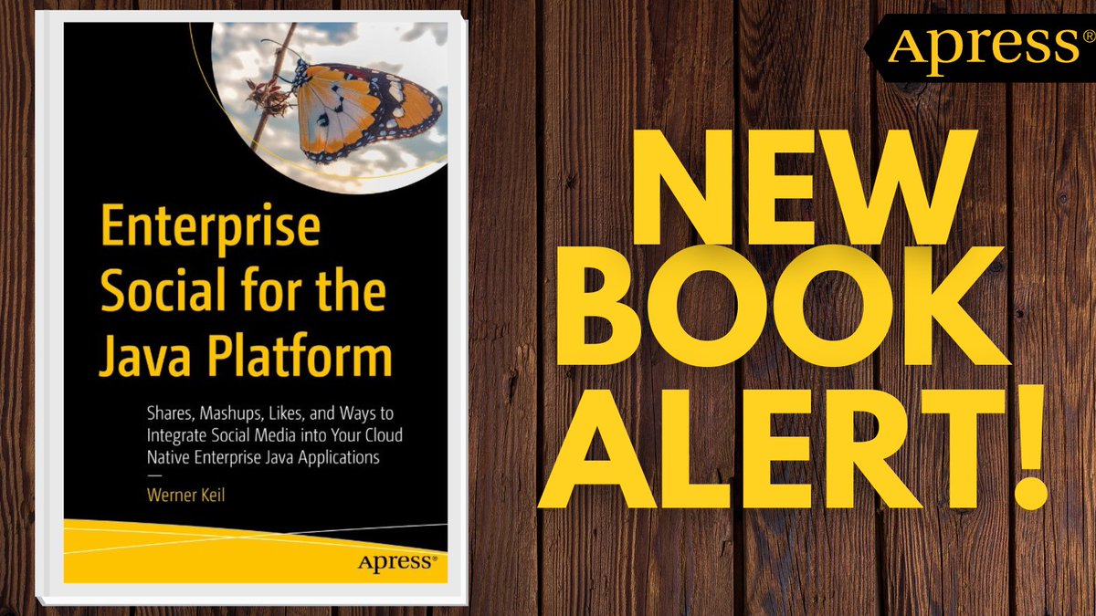 Apress's tweet photo. Uncover the essentials of integrating social features into enterprise apps with this new book by @wernerwedge. Master social login, #identity federation &amp; #OpenID Connect while understanding security requirements. 📚 #SocialMediaIntegration #JavaFrameworks https://t.co/dtSsApSCVM https://t.co/tXHBsre6yj