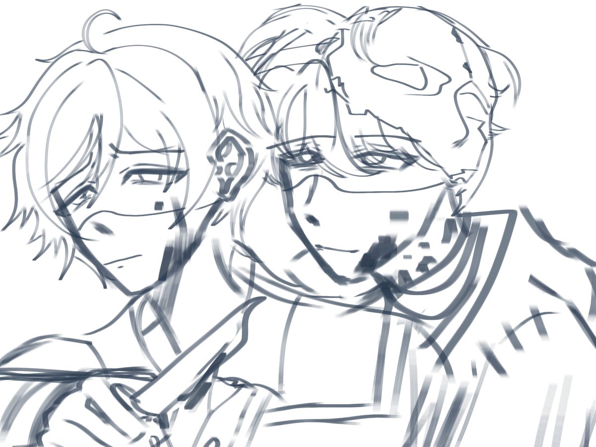ToffeeLoves's tweet photo. Xfog x Scream?!!!

#Reverse1999 #x #oliverfog #fanart #xfog #scream https://t.co/rNkZALpyYX