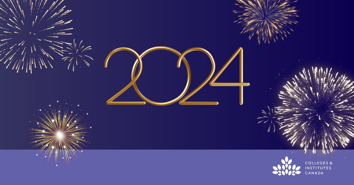 Happy New Year! We’re energized and ready to work with our members from coast to coast to coast to help propel Canada forward. #2024

#ICYMI - Read our recommendations for #Budget2024 to empower and equip learners to meet Canada's unique challenges: tiny.cican.org/2p86v9vp