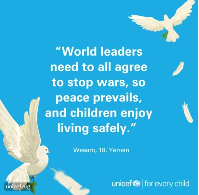 UNGeneva's tweet photo. An 18-year old Yemeni shares his wish #ForEveryChild in 2024. 
@UNICEF https://t.co/bExjV9CMAz