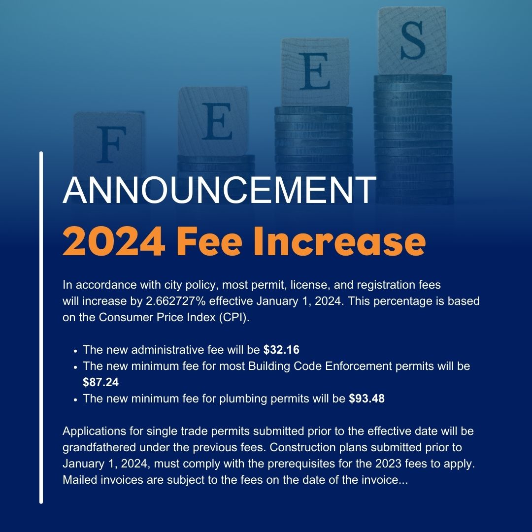 COHPermits's tweet photo. 🗺️Navigate the New Year with Precision! Dive into the revamped fee schedule to kickstart your financial planning. Uncover all the specifics you need for a well-informed and strategic approach! Learn more https://t.co/DTpF7O2gDm #SmartPlanning #FeeUpdate https://t.co/eF7vB2JrAZ