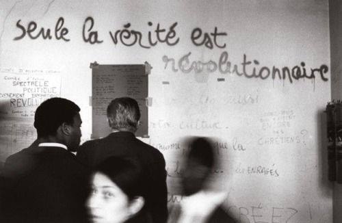 La Sorbona, Paris, Mayo de 1968.
