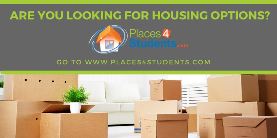 Looking for rental housing options? Search your school's rental property listings online today at places4students.com/Search/Index