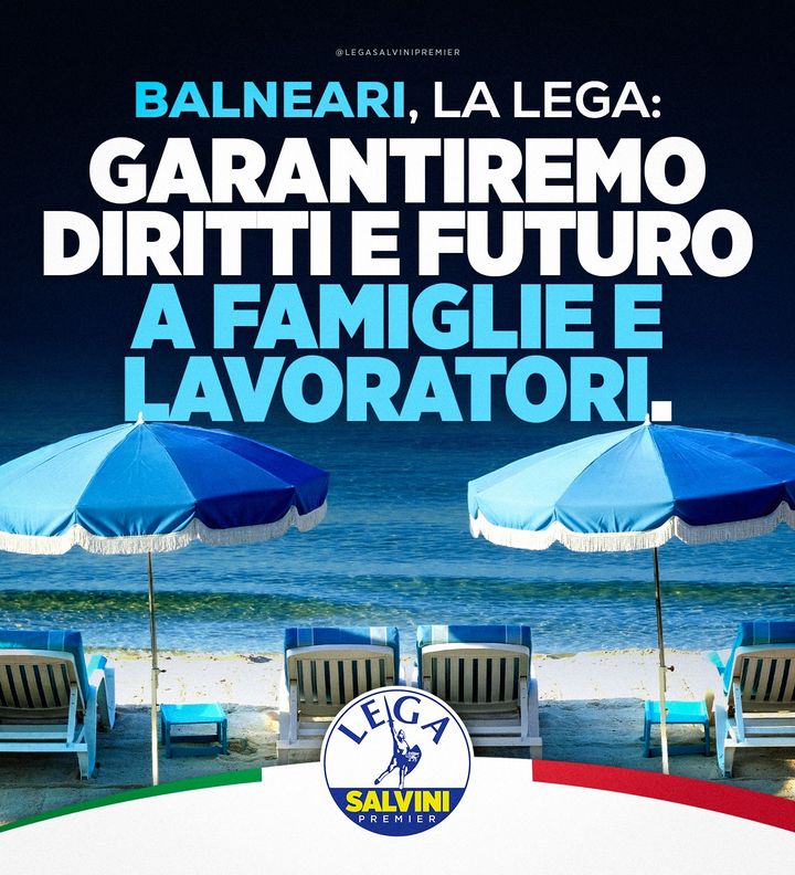 🔵 BALNEARI, LA LEGA: “GARANTIREMO DIRITTI E FUTURO A FAMIGLIE E LAVORATORI”

“Lega impegnata, come da anni anche in questi giorni, per garantire diritti e futuro alle migliaia di lavoratori e imprenditori del commercio ambulante e del settore… facebook.com/50315025116667…